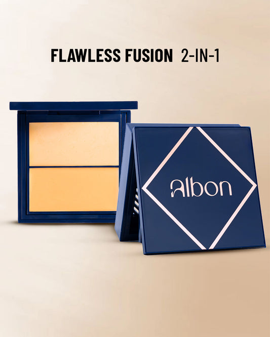 Flawless Fusion 2IN1 - Conceal & Cover With Mousse Base Foundation (Dual Shade)