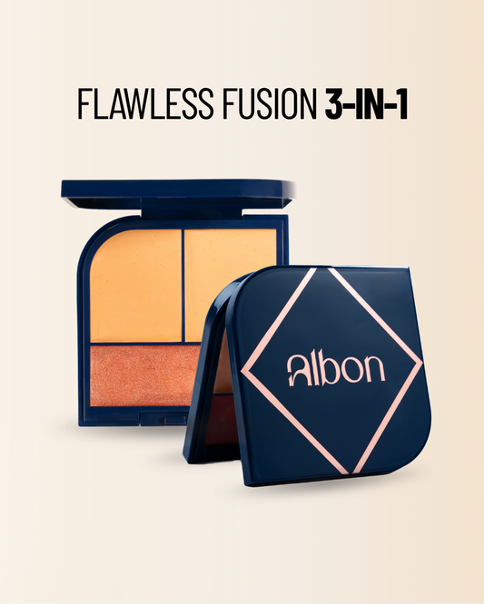 Flawless Fusion 3IN1 - Conceal, Cover & Glow – Mousse Base Foundation (Dual Shade)