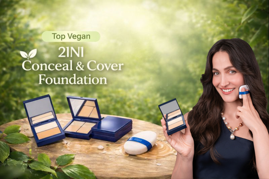 Top Vegan 2IN1 Conceal & Cover Foundation
