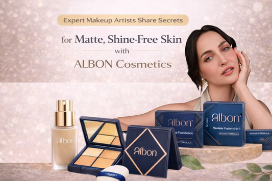 Expert Makeup Artists Share Secrets for Matte, Shine-Free Skin with ALBON Cosmetics