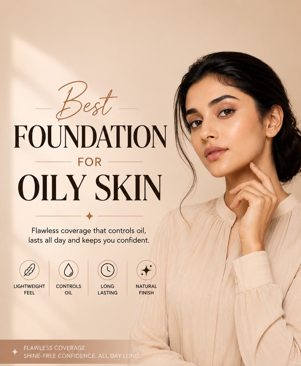 Best Foundation for Oily Skin: A Complete Guide to a Fresh, Matte & Flawless Look