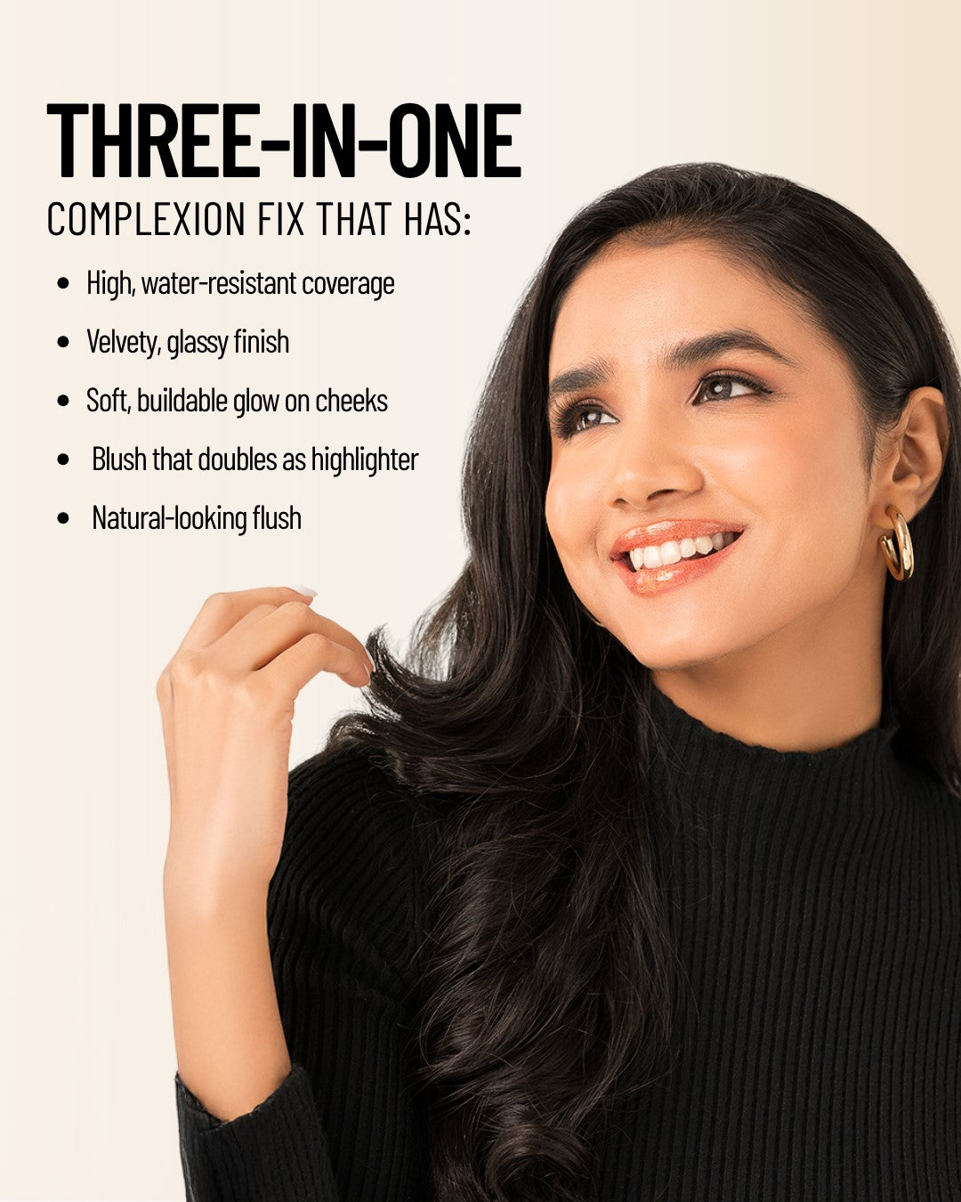 ALBON Flawless Fusion Combo | 3-in-1 Palette + Lip Sealant (Berry) | Complete Makeup Essentials