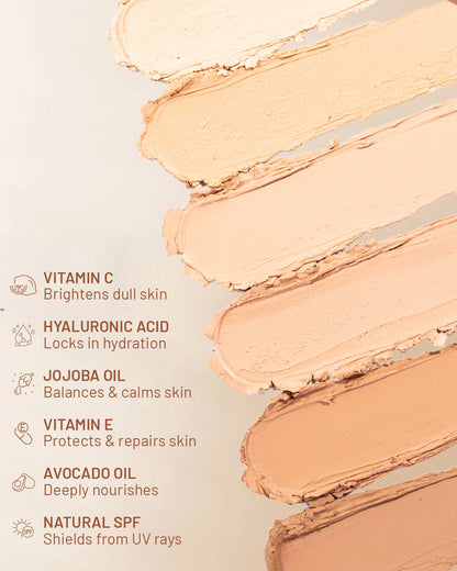 Flawless Fusion 2IN1 - Conceal & Cover With Mousse Base Foundation (Dual Shade)