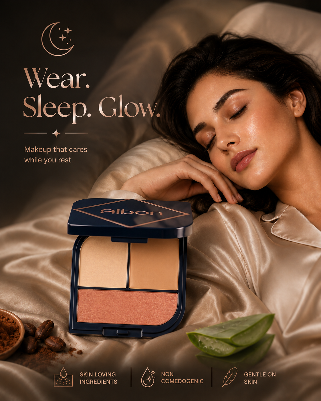 Flawless Fusion 3-In-1 Dual-Shade Foundation(Warm And Cool Tone), And Blush