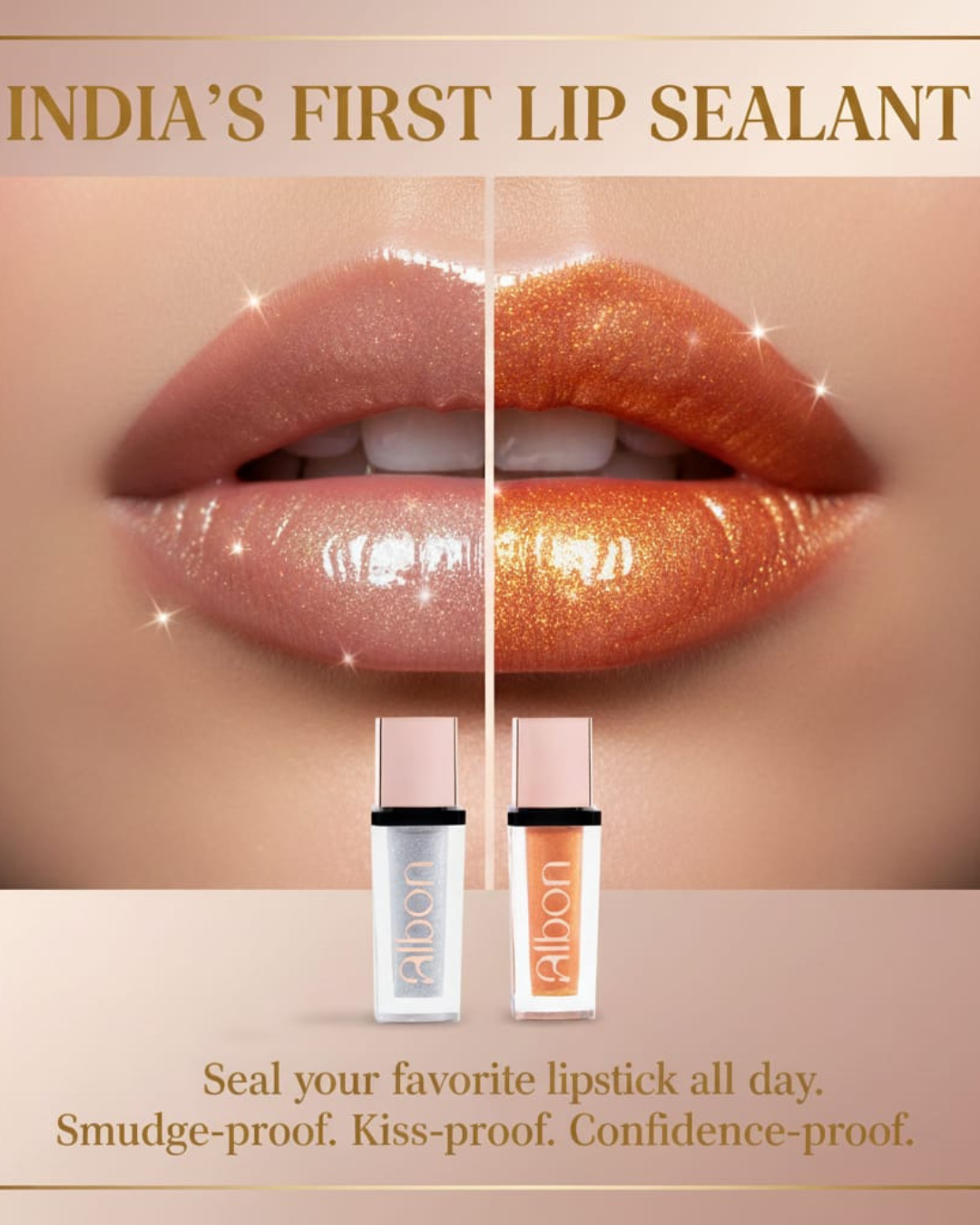 India’s First Ever Lip Sealant — Makes Any Lipstick Smudge-Proof In Just Minutes.